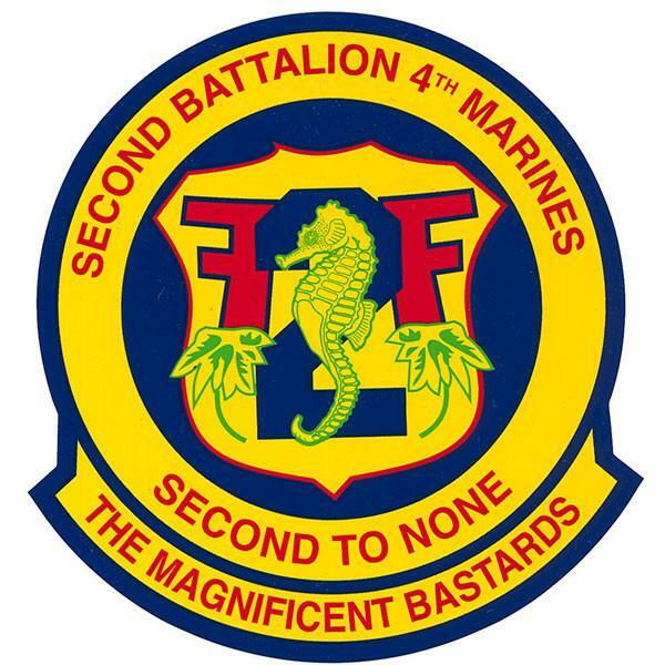 CAR WINDOW STICKER DECAL SECOND BATTALION FOURTH MARINES eBay