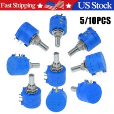5/10X 3590S-2-103L 10K Ohm Rotary Wirewound Precision Potentiometer Pot 10 Turn 