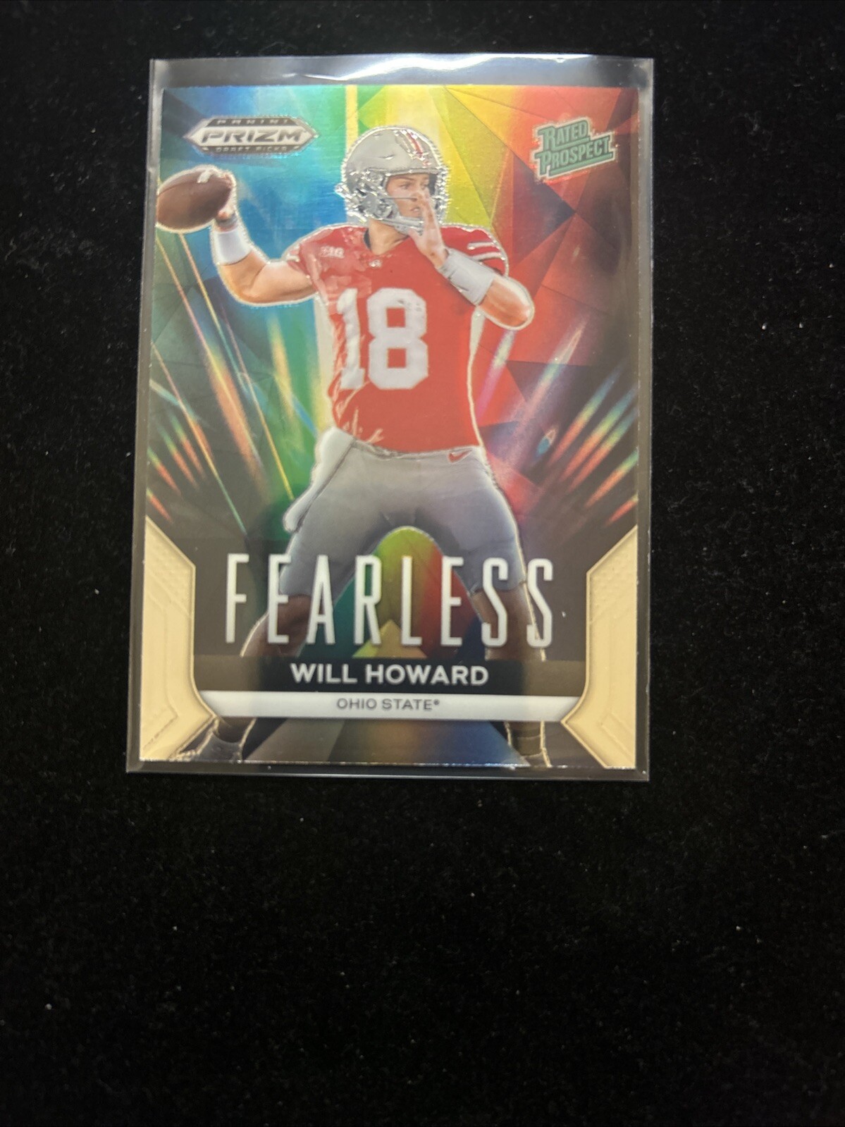 2024 Panini Prizm Draft Picks - Fearless #F-WH Will Howard (RC)