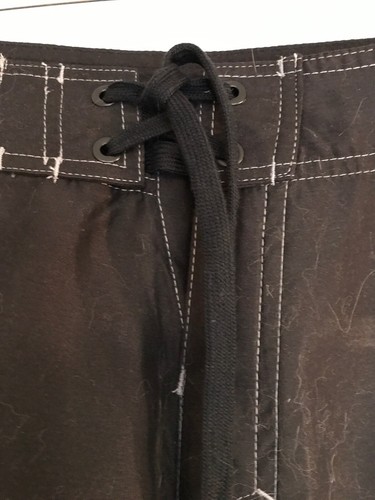 New $45 Burnside Diamond Dobby Black Board Shorts Swim Trunks Mens 30 N12 - Picture 4 of 7