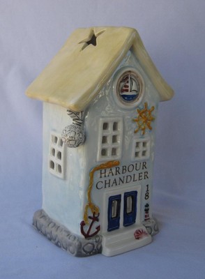 Blue Sky Heather Goldminc HARBOR CHANDLER Tealight Candle Holder