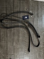 Equinavia Saga Adjustable Leather Standing Martingale with Stainless Steel