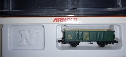 Arnold  4380 Hochbordwagen; grün;  Typ EUROP der SNCB  in OVP; Spur N | Zustand: Neu