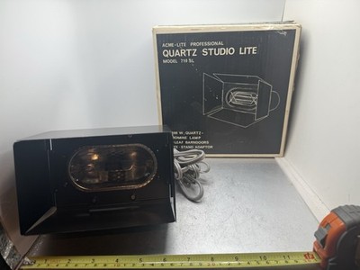 ONE ACME-LITE Professional 1000W Quartz Studio Light 710 w 4 Barndoors Open Box