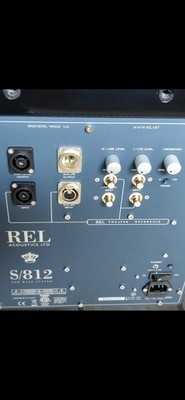 Rel Acoustics S/812 Powered Subwoofer Piano Black