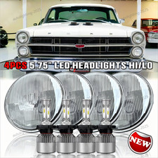 4pcs 5.75 Round Led Headlights Hilow For Mercury Cougar 1967-76 Monterey Comet