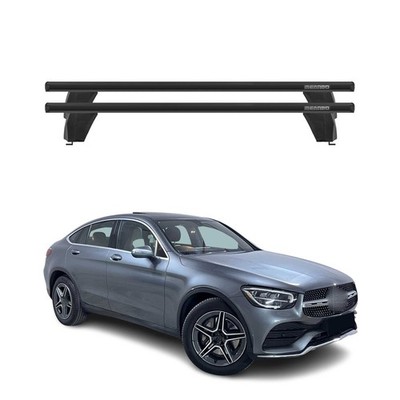 Fix Point Roof Racks for Mercedes GLC Class Coupe C253 2020-2022 Alu Black