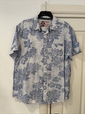 Herren Mantaray Hemd Größe XL blau-weiß kurzarm sehr guter Zustand 42-44''