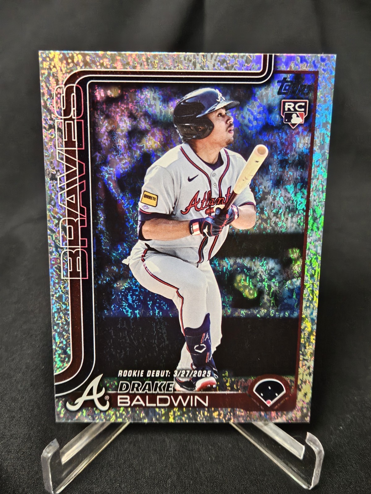 2025 Topps Update - Drake Baldwin Holo Foil Rookie Debut - Atlanta Braves