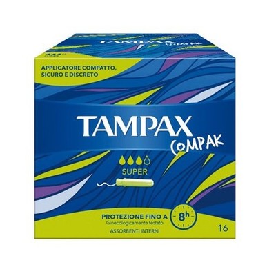 TAMPAX COMPAK SUPER X 16