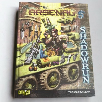 Shadowrun Arsenal 4th Edition HC Catalyst Game Labs Gear Rulebook RPG Book