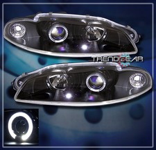 97 98 99 Mitsubishi Eclipse Halo Projector Headlights Lamps Jdm Black Angel Eyes 97 98 99 Mitsubishi Eclipse Halo Projector Headlights Lamps Jdm Black Angel Eyes