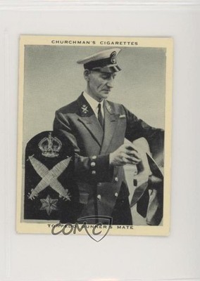 1937 Churchman's Navy At Work Tobacco Torpedo Gunner's Mate #10 z6d