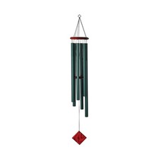 Woodstock Chimes Neptune Wind Chime for Outside 54" Large Evergreen, Deep Ton...