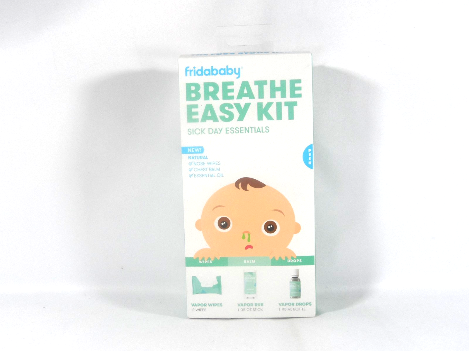 Frida Baby Breathe Easy Kit Sick Day Baby Essentials 3pc Set Includes PACK OF 3