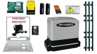 Kit Tor Zum Schieben 600Kg 230V 3Mt Gestell Si Geeignet A faac bft Came