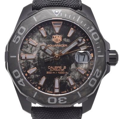 TAG HEUER Aqua racer WBD218A-0 carbon Dial Automatic Men's Watch I#148061