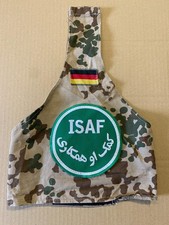 BW Armbinde Bundeswehr  wüstentarn Armbinde mit ISAF Abzeichen