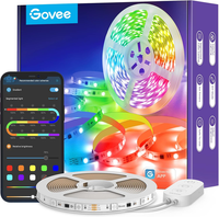 Govee Led Strip, Rgbic Led Streifen 5M, Musik Sync, Segmentcontrol, Farbwechsel,