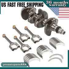 Crankshaft & Con Rods & Bearing Set For Hyundai Tucson KIA Soul 12-19 G4NC 2.0L
