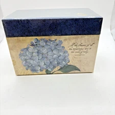 Recipe Card Box Flowers Floral Legacy Publishing Group New Sealed