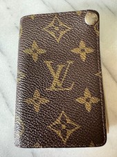 Louis Vuitton Monogram Card Holder 4pcs Business Card Case Used