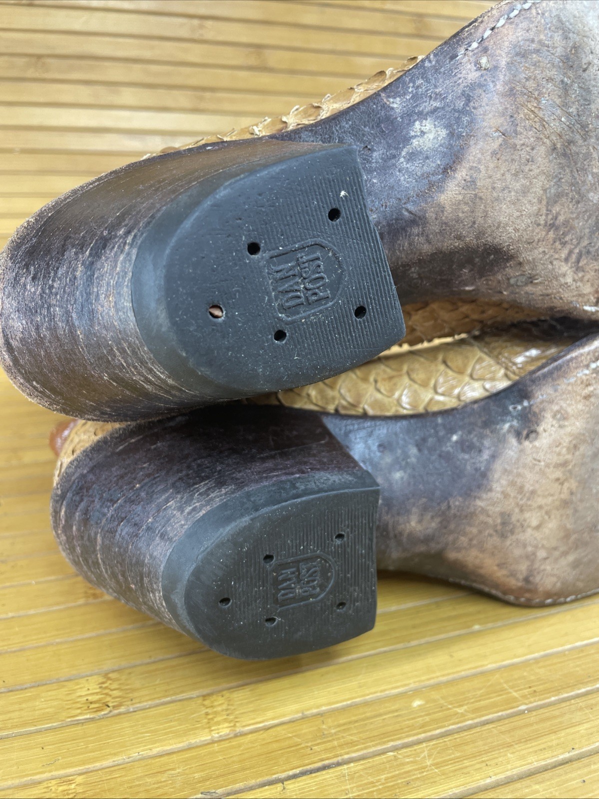 Dan Post Brown  Python Snake Skin Exotic Cowgirl … - image 24