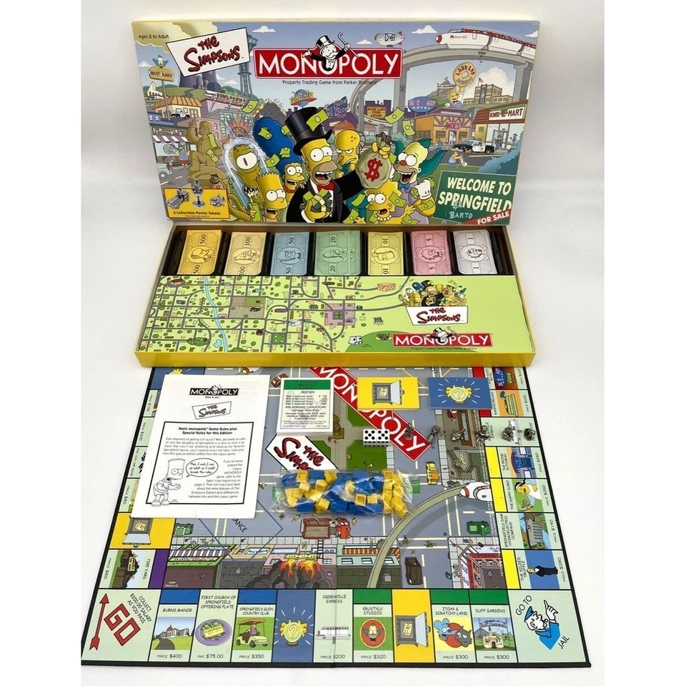 Tablero de juego Hasbro Monopoly Simpsons Tree House of Horrors - MN006025 Foto 3 de 4