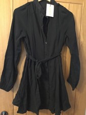 Missguided Belted Shirt Dress Size 6 Bnwt