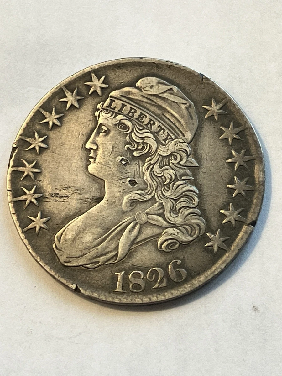 1826 Year Silver US Early Half Dollar Coins (1794-1839) for sale