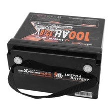 Lightweight 12V 100Ah LiFePO4 Battery for RV Marine Off Grid, 23lbs, BMS