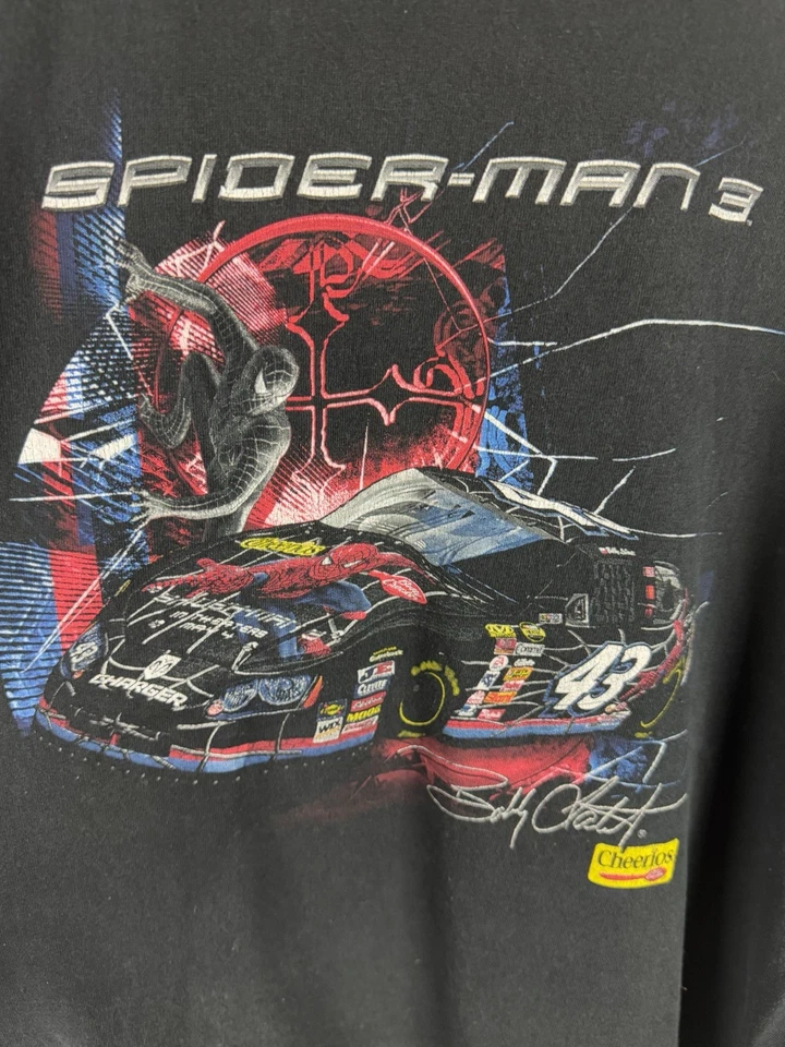 Camiseta De Colección Chase Authentics Marvel Bobby Labonte NASCAR SPIDER-MAN 3-2XL 43 Foto 2 de 4
