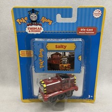 Thomas  Friends Railway Train Engine Take N Play Along Diecast - Salty - NEW