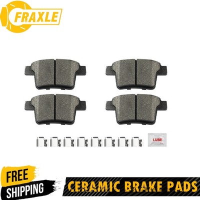4PCS Rear Ceramic Brake Pads Set For Ford Five Hundred Freestyle Mondeo Taurus X
