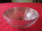 Vintage Anchor Hocking Glass Manhattan Park Avenue Clear 6" Round Cereal Bowl