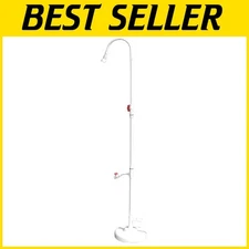 Versatile Garden Hose Poolside Shower with Foot Wash and Ball Valve Control