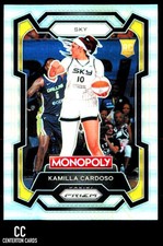 2024 Panini Prizm Monopoly WNBA #2 Kamilla Cardoso Silver Prizms RC Chicago Sky