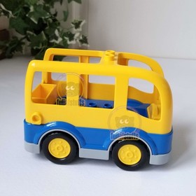 Lego Duplo Yellow Blue School Bus 10528 Vehicle Transportation Bricks Toy