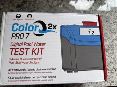 Color 2x PRO 7 Digital Pool Water Test Kit- New Unopened Box