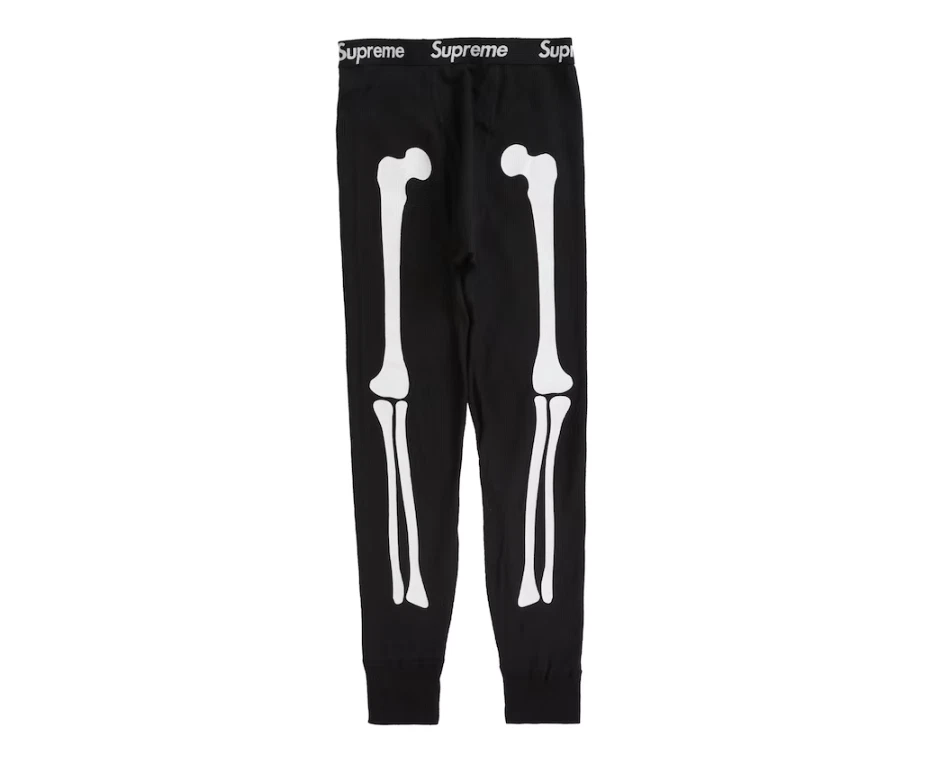 [ XL / XLarge ] Supreme Hanes Bones Thermal Pant Black (1 Pack) [BRAND NEW]
