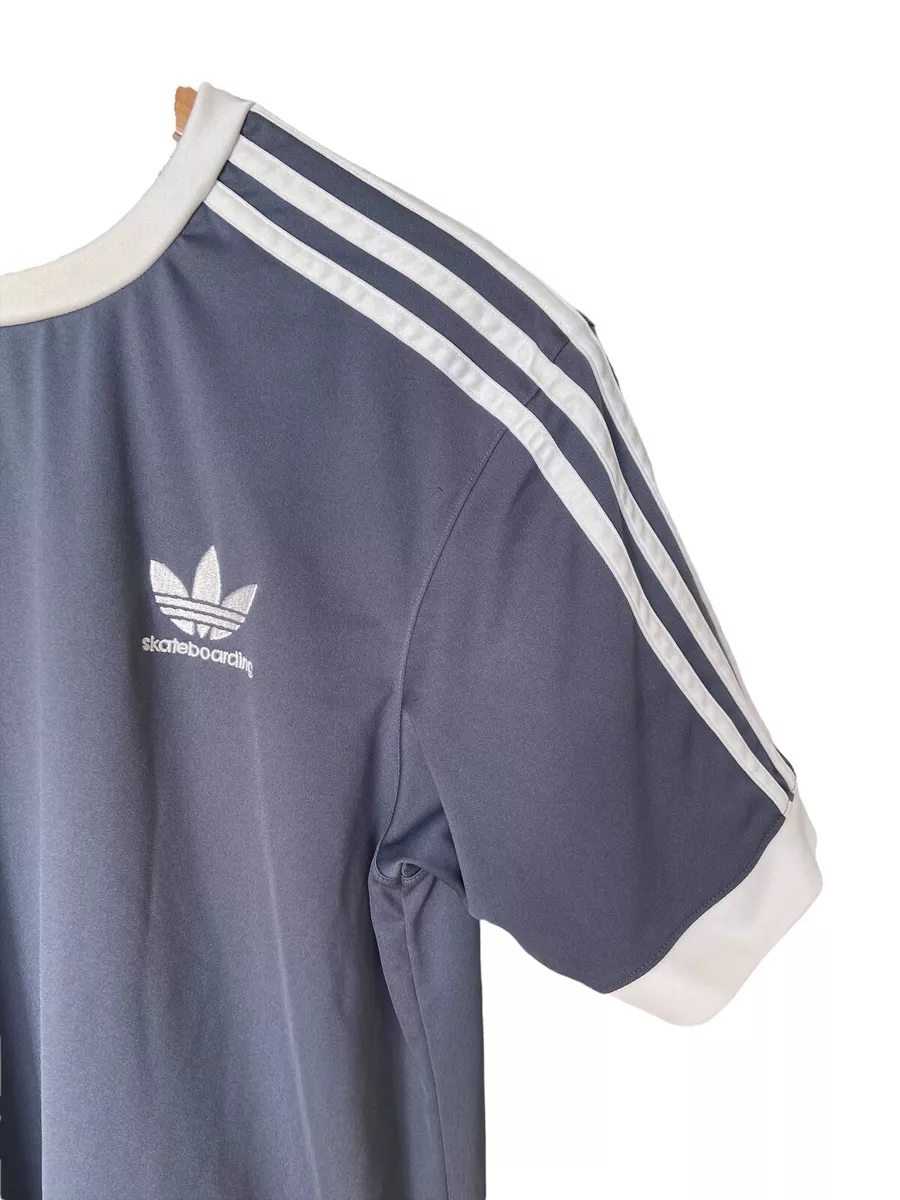 Adidas Climalite Skateboarding T Shirt Gray Slim Fit Mens Size S GUC
