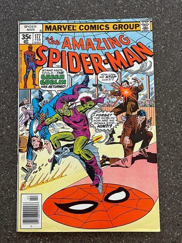 Amazing Spider-Man #177 Green Goblin  Appearance Newsstand Edition VF-