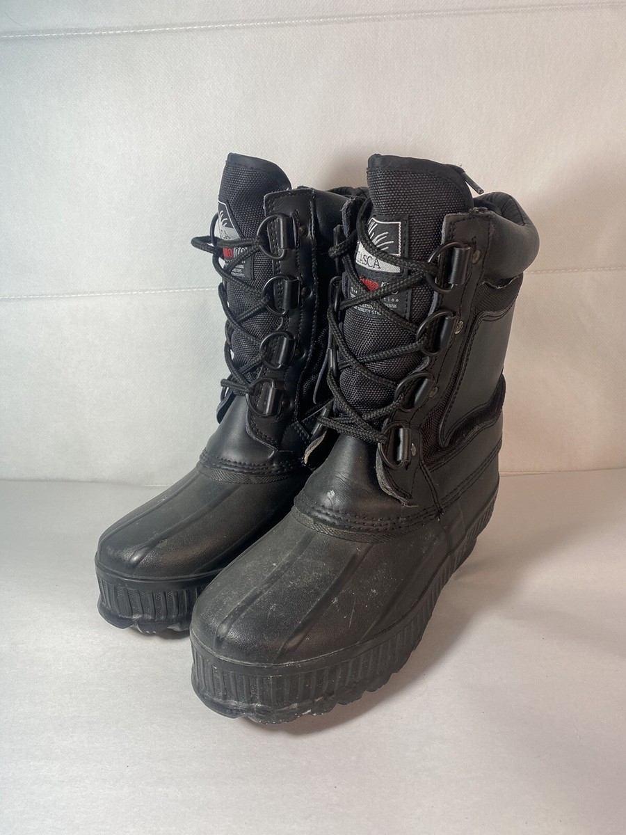 Thinsulate Itasca 657670 Black Rubber Winter Boots Size 5/3  display picture 3
