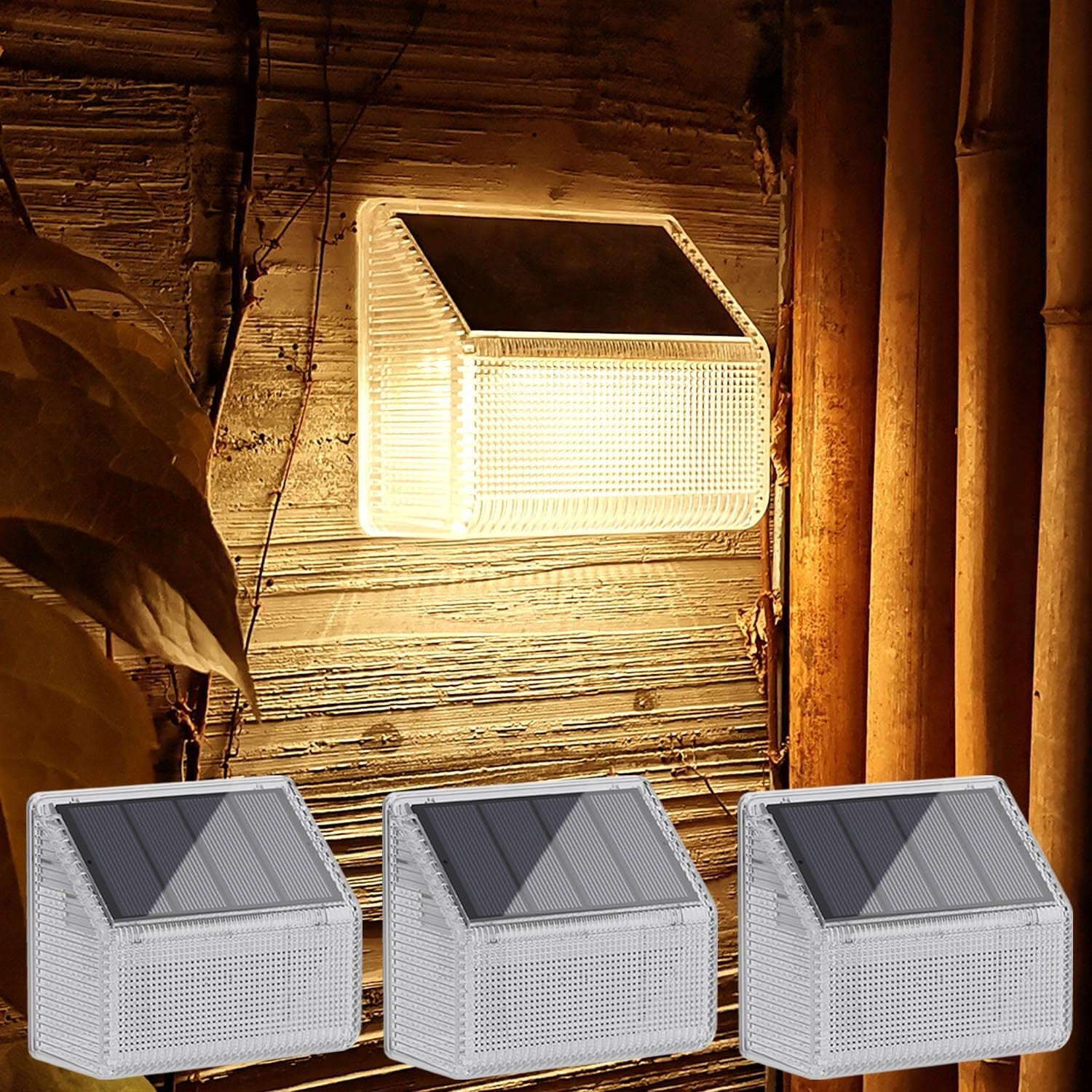 Claoner Luci Solari Esterno per Scale: Illuminazione Impermeabile IP65