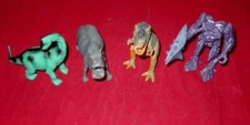  4 GREENBRIER INTERNATIONAL Plastic Toy Prehistoric Dinosaurs T-Rex Brachi  