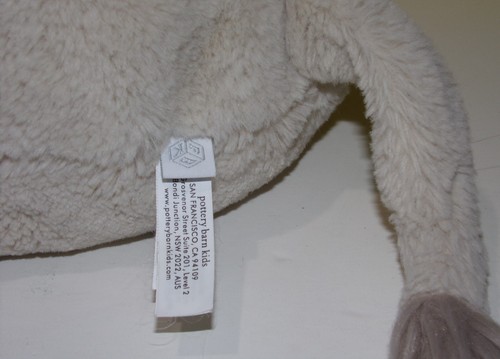 18" Pottery Barn Kids Taupe Beige Lion Plush Lovey Soft Floppy Stuffed Animal - Picture 4 of 5