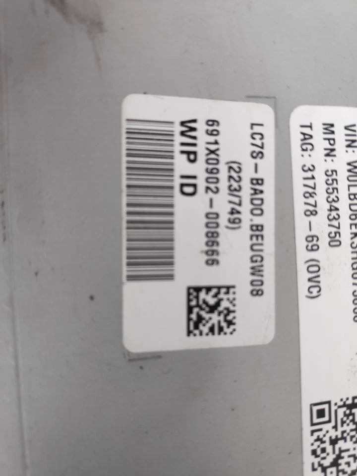 2017 OPEL ASTRA K B16 NAVI / STEREO HEAD UNIT 555343750 - Bild 3 von 4