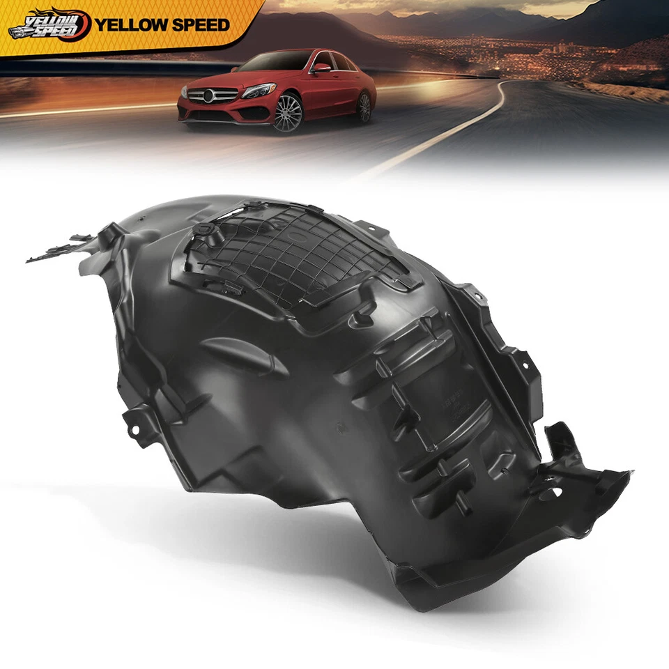 Front Left Side Fender Liner New Fit For 2015-2021 Mercedes-Benz C300 C43/63 AMG - Image 2 of 4
