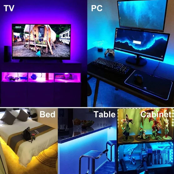 5V Led Lights Strip For Room Usb Rgb Tape For Tv Kitchen 5M 10M Gaming Room Deco - Image 4 of 4