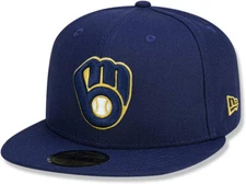 Milwaukee Brewers New Era Authentic On-Field 59FIFTY Fitted Hat - Navy